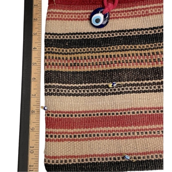 Purse Middle Eastern Old Embroidered Coat Sleeve Purse - Picture 6 of 7